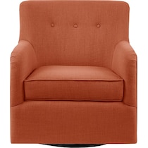 marissa orange accent chair   