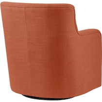 marissa orange accent chair   