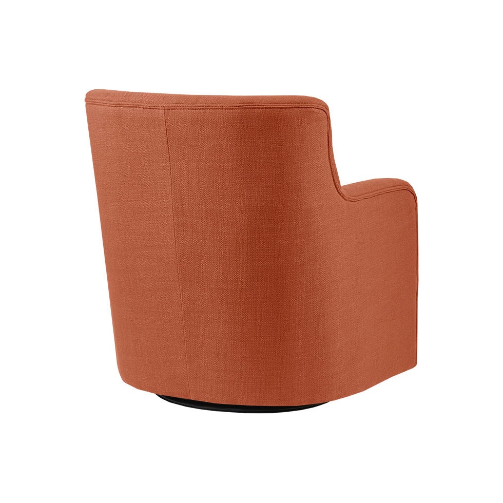 marissa orange accent chair   