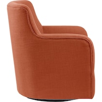 marissa orange accent chair   