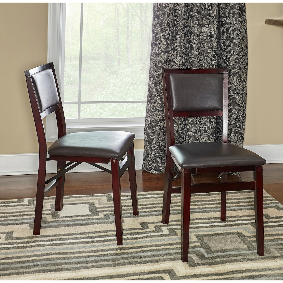 marjorie dark brown chair   