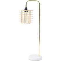 marleigh gold table lamp   