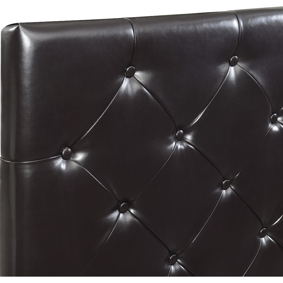 marlene dark brown full queen headboard   