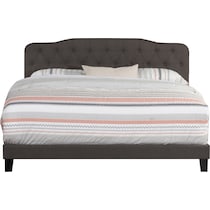 marley gray queen bed   