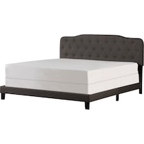 marley gray queen bed   