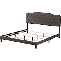 marley gray queen bed   