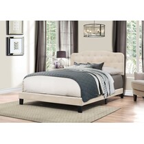 marley white queen bed   