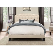 marley white queen bed   