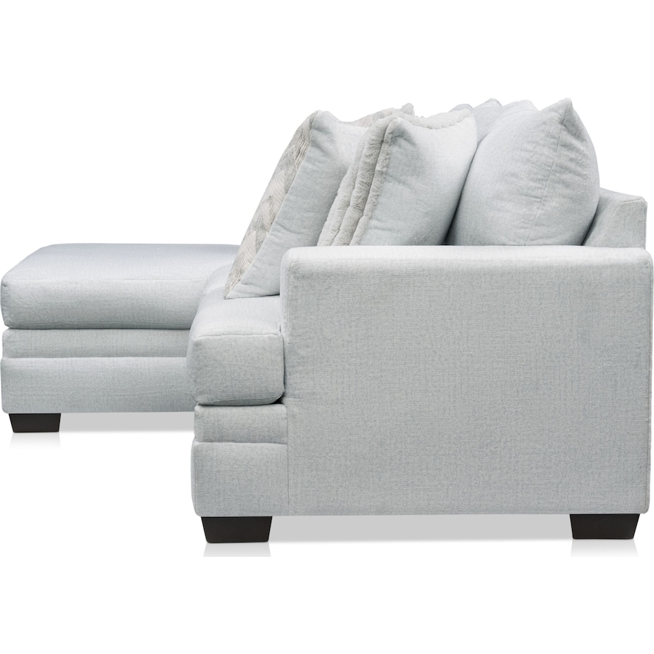 marlie gray  pc sectional with left facing chaise   