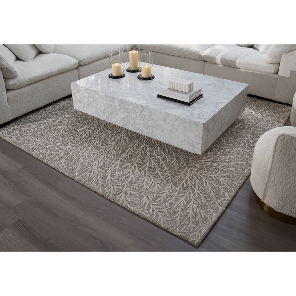 marlin white coffee table   