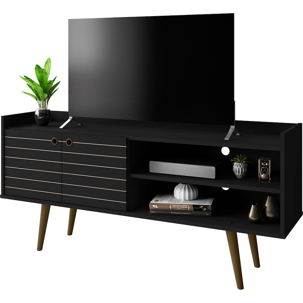 marlo black tv stand   