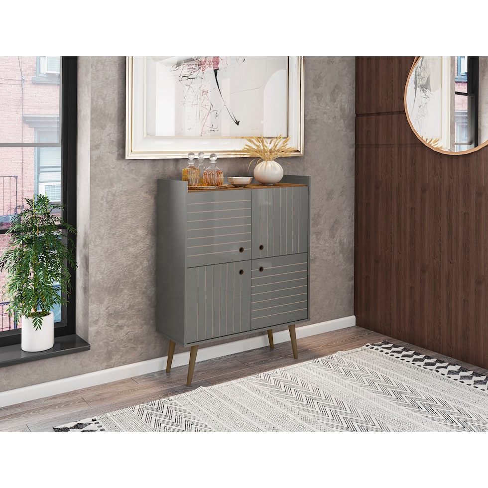 marlo gray accent cabinet   