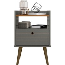 marlo gray nightstand   