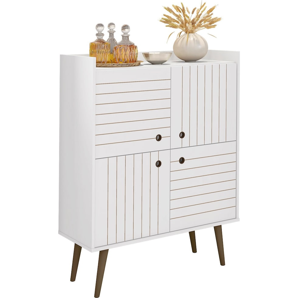 marlo white accent cabinet   