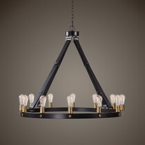 marlow black chandelier   