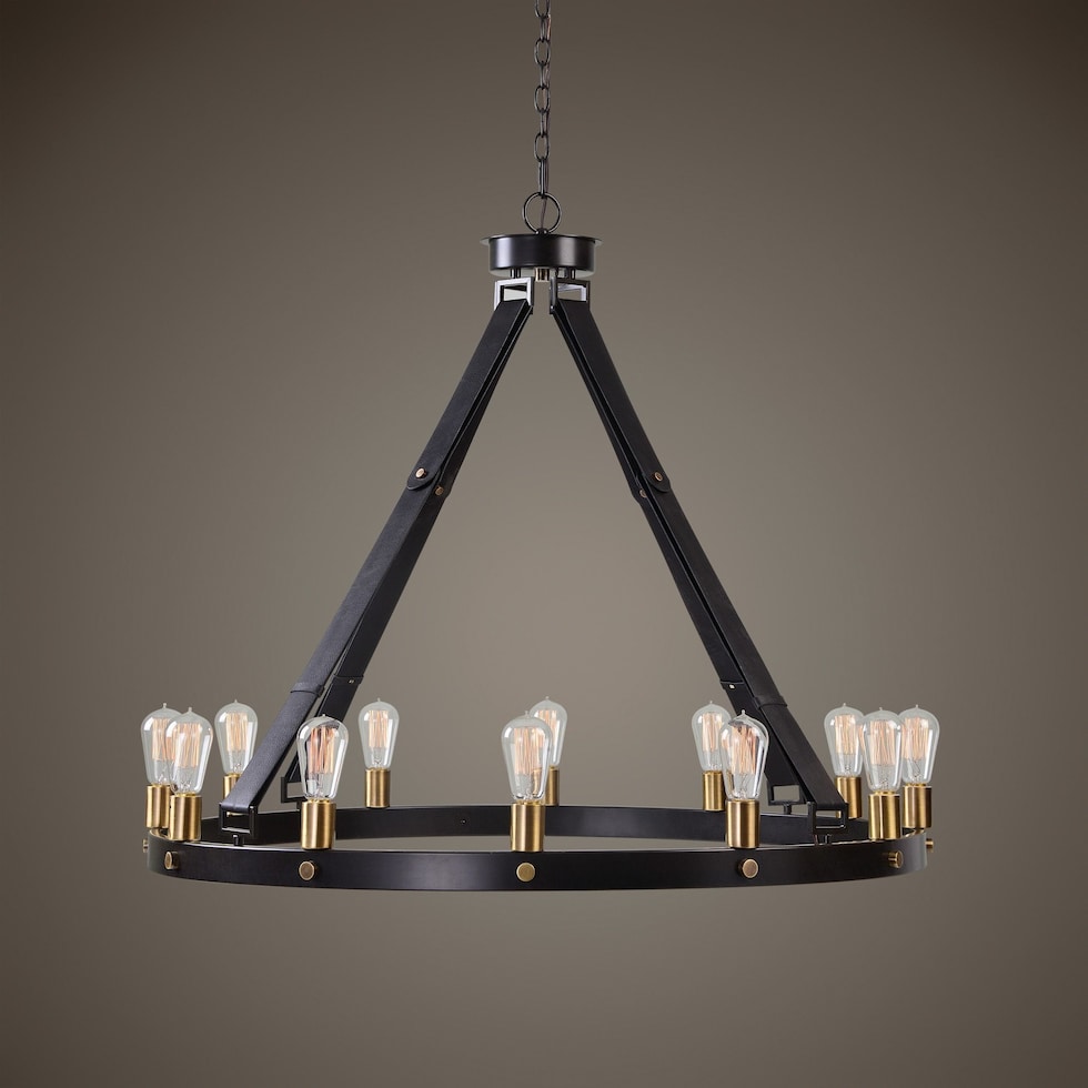 marlow black chandelier   