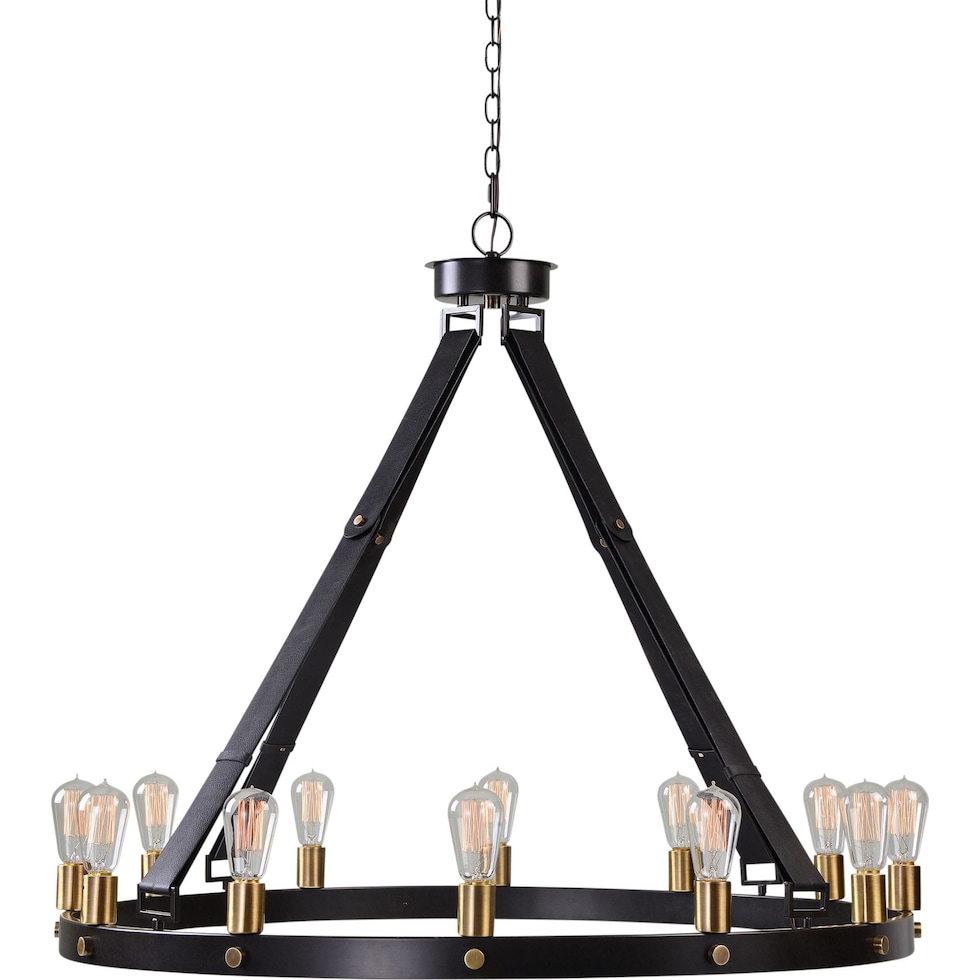 marlow black chandelier   