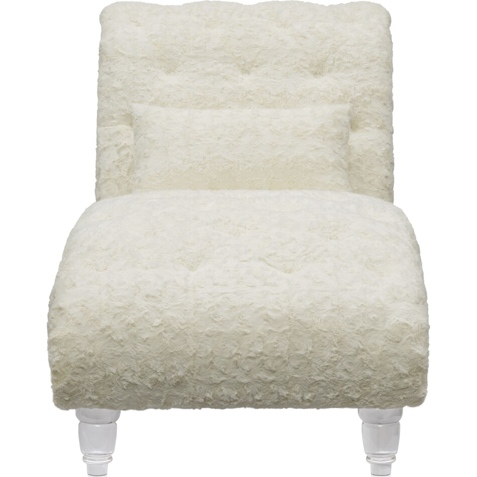 marlowe white chaise   