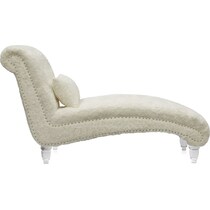 marlowe white chaise   