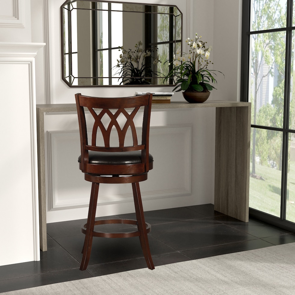 marsha dark brown bar stool   