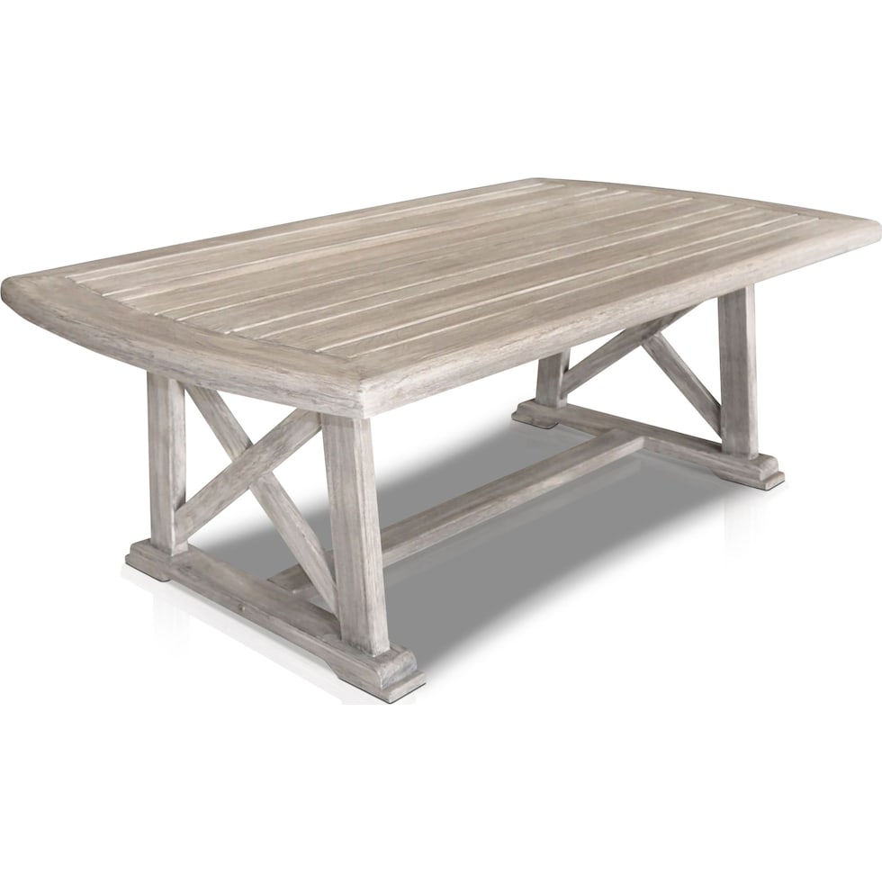 marshall gray outdoor coffee table   