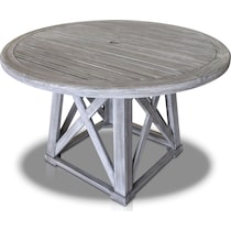 marshall gray outdoor dining table   