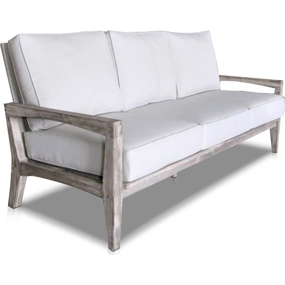 marshall gray outdoor sofa   
