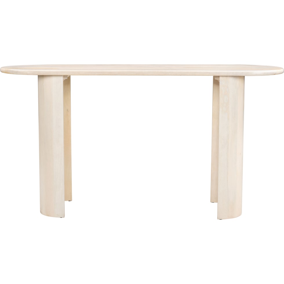 marta neutral console table   