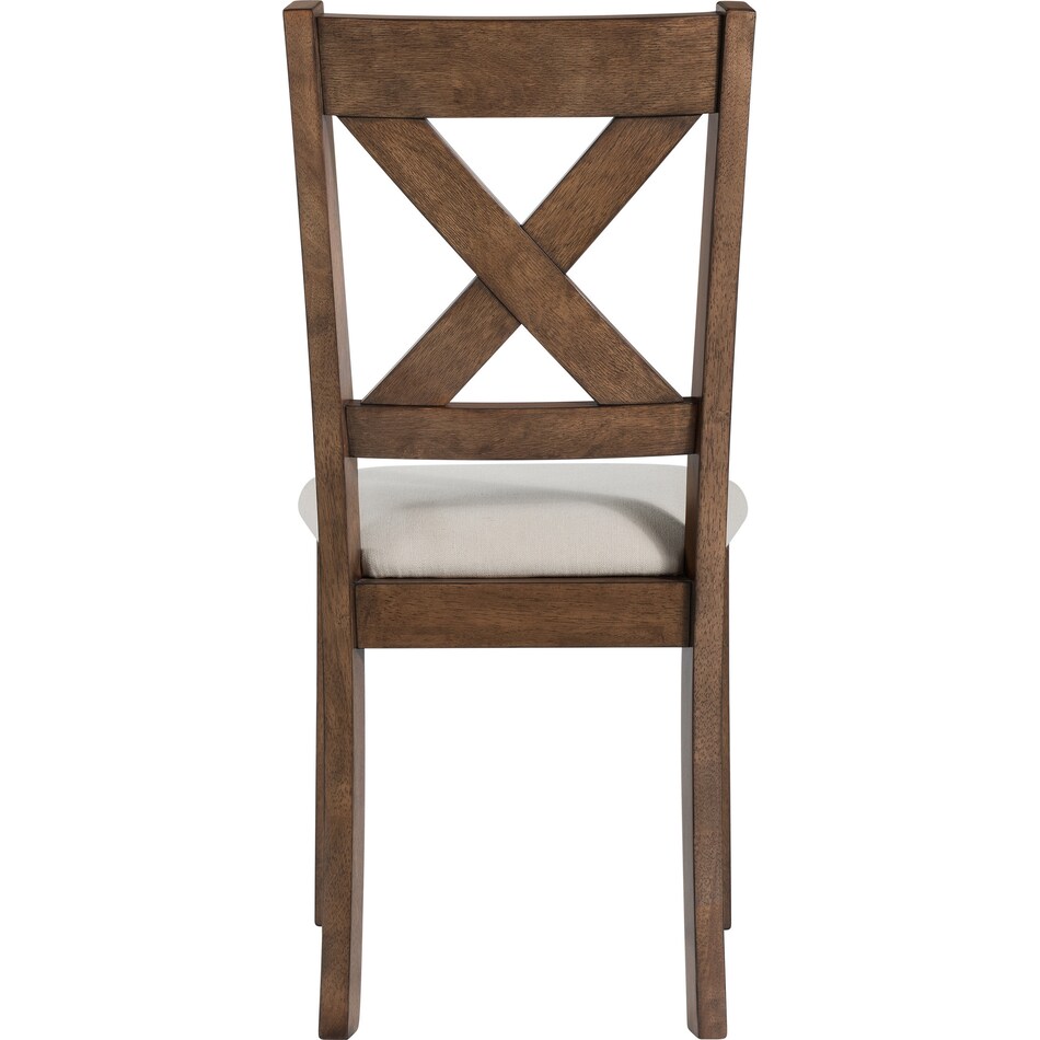 martha dark brown dining chair   