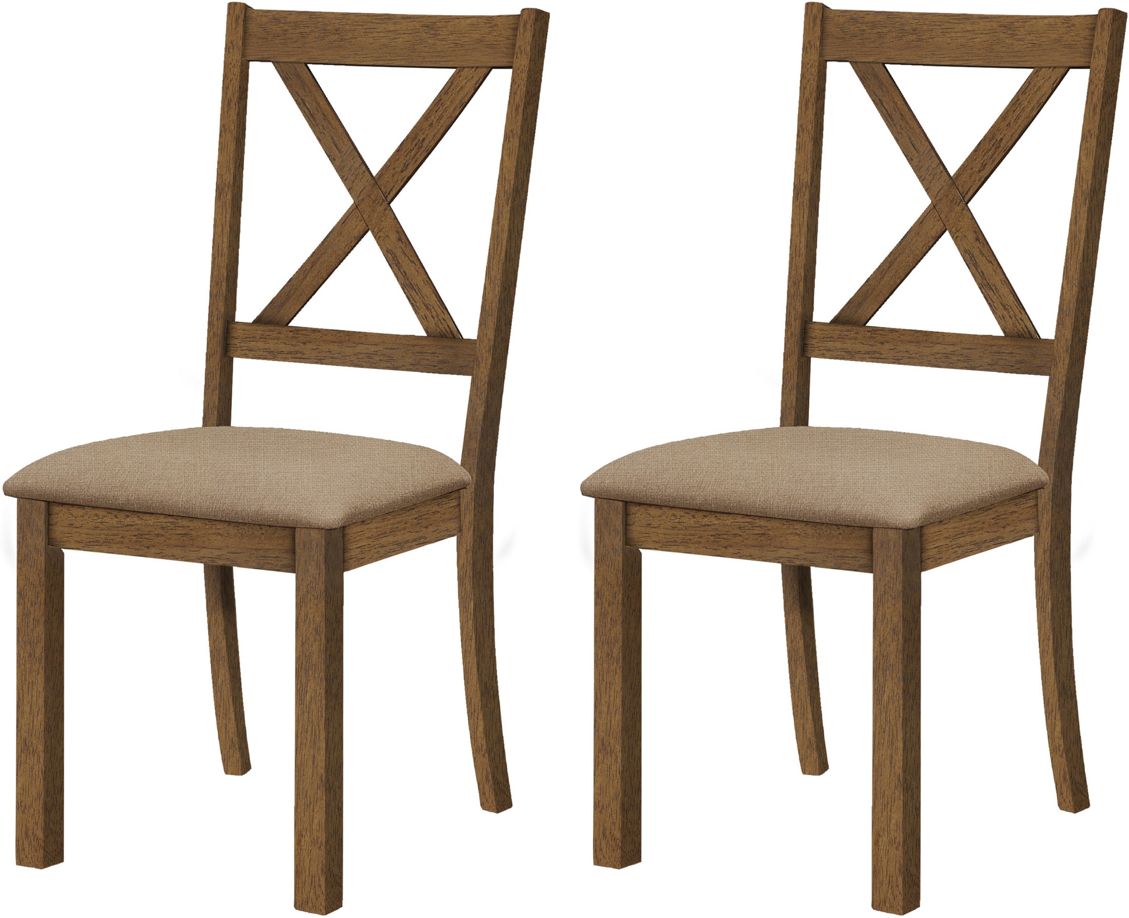 Brand New offers Slat Back Chair. Light brown