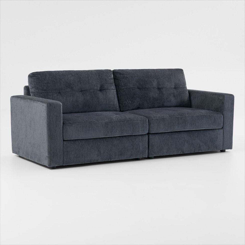 martino blue sofa   