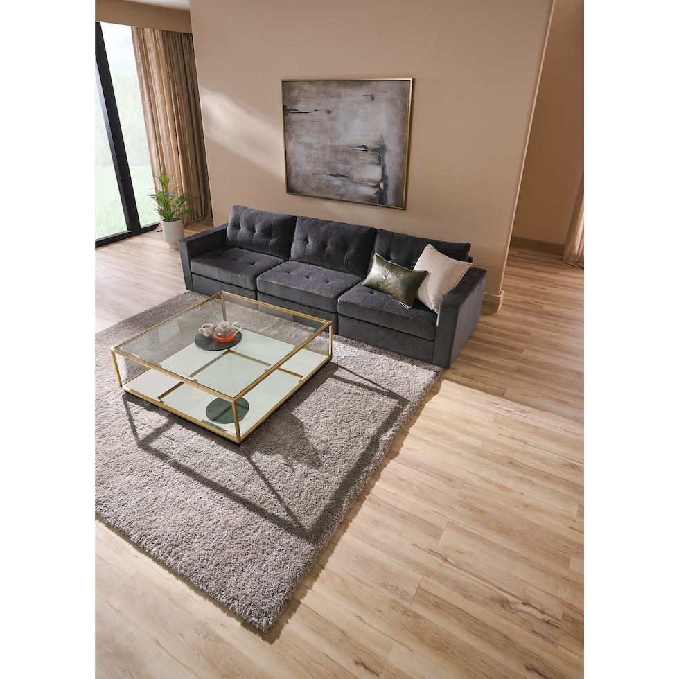 martino blue sofa   