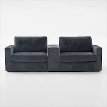 martino blue sofa   