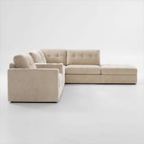 martino light brown sectional   