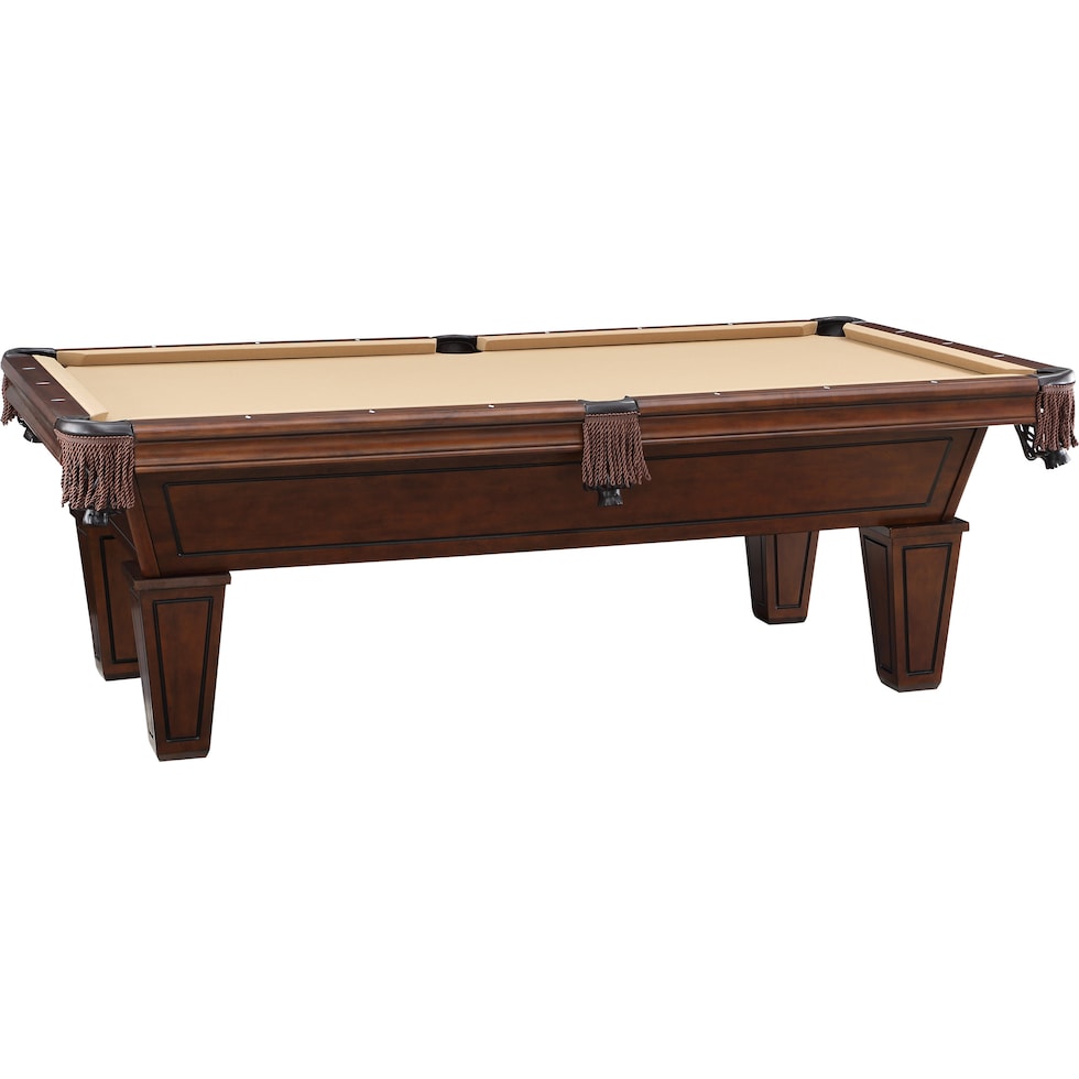 marvin dark brown gaming table   