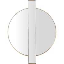 mary gold wall mirror   