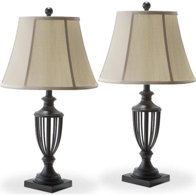 Home Accessories - Mason Set of 2 Table Lamps