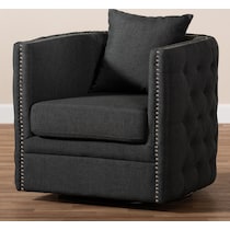 matthias gray accent chair   