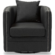 matthias gray accent chair   