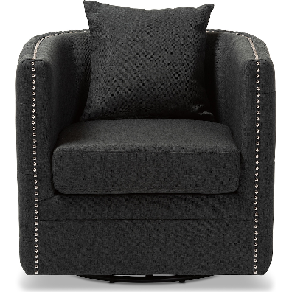 matthias gray accent chair   