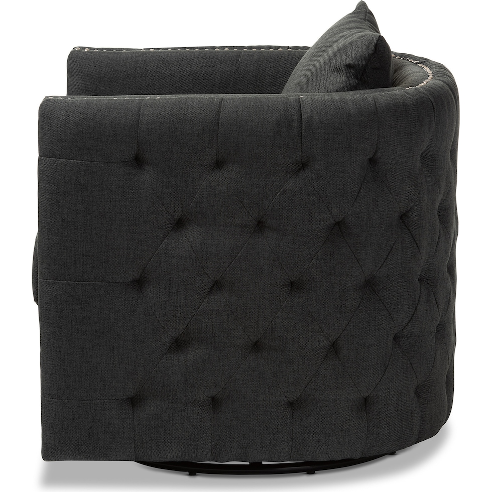 matthias gray accent chair   