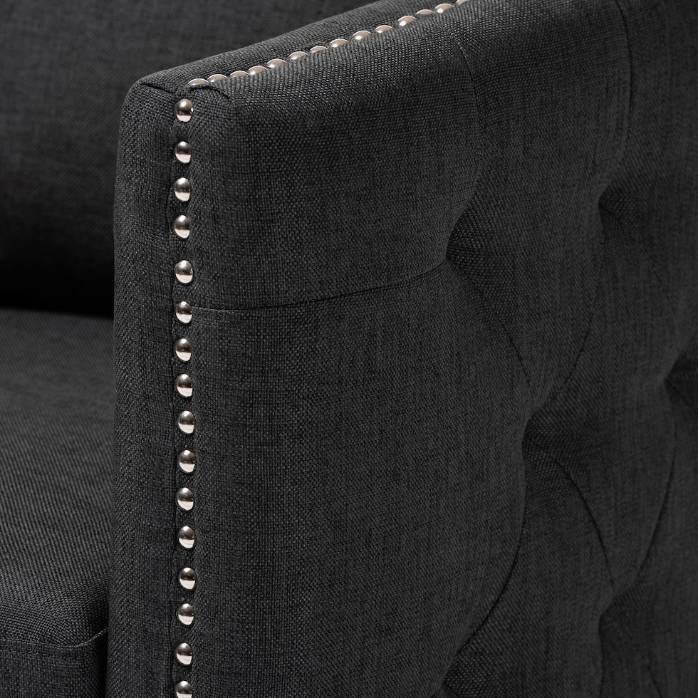 matthias gray accent chair   