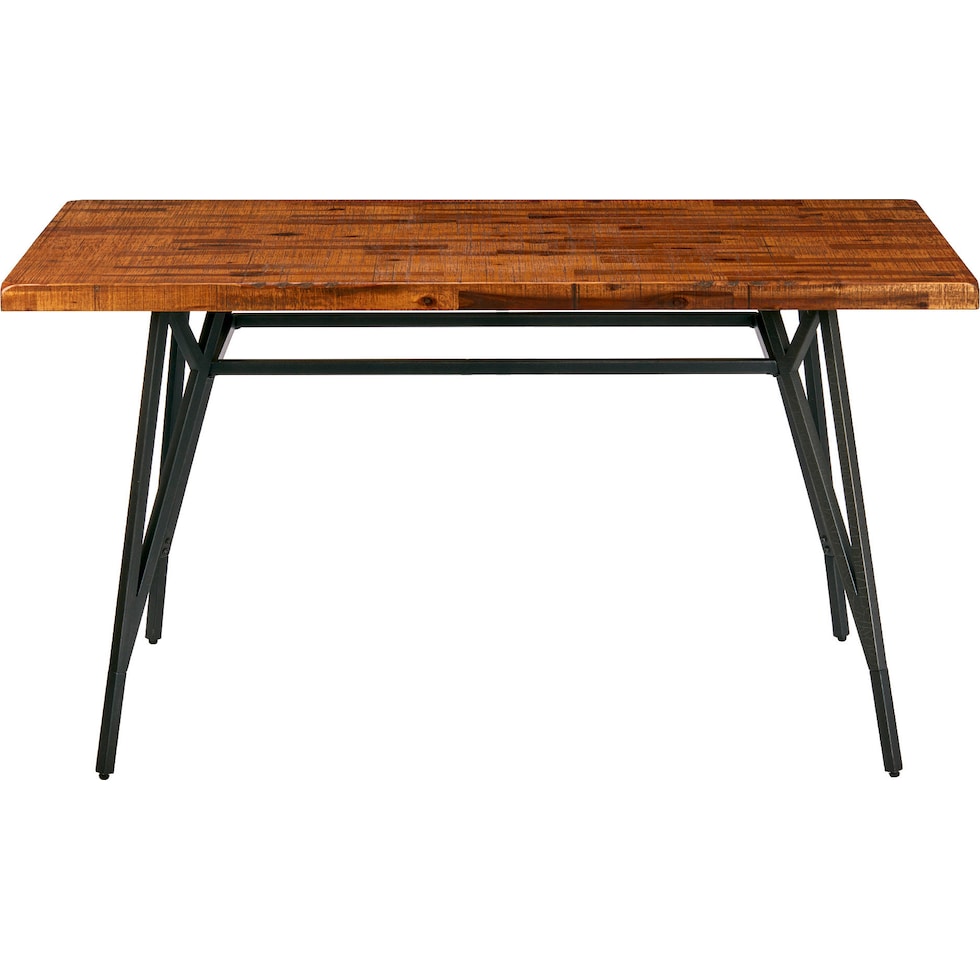 mattia dark brown dining table   