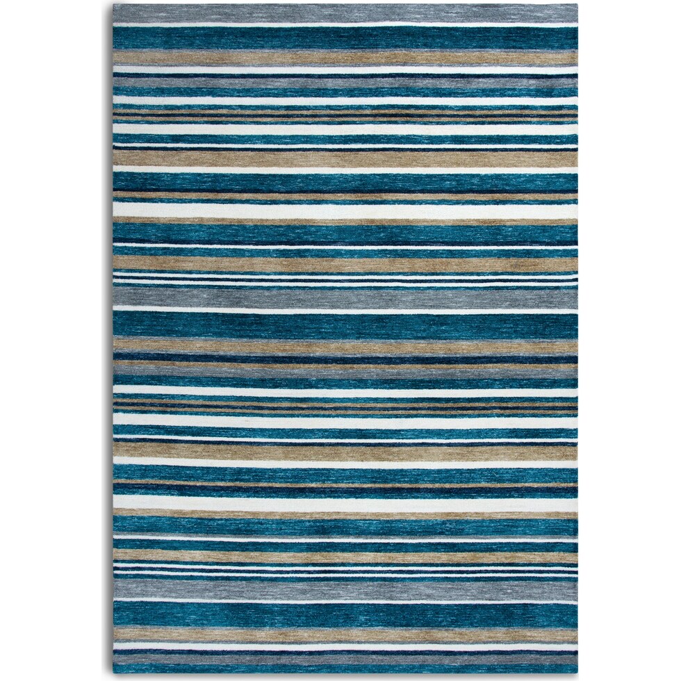 maude blue outdoor area rug   