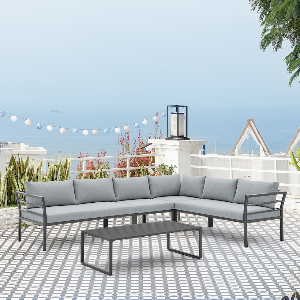 maui gray  pc outdoor living   