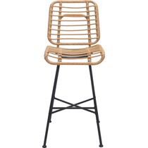 maui light brown outdoor stool   