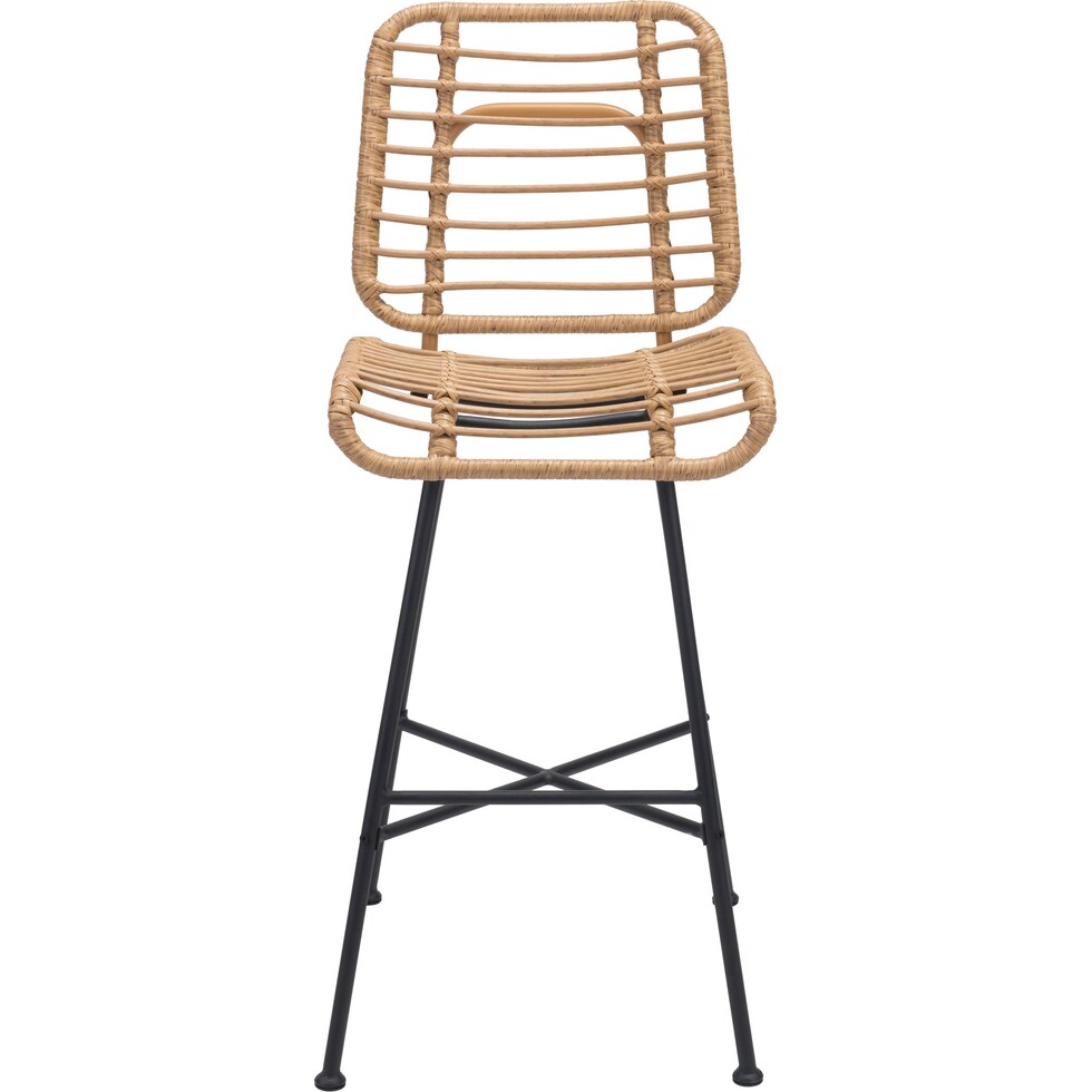 maui light brown outdoor stool   