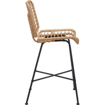maui light brown outdoor stool   