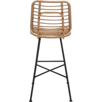 maui light brown outdoor stool   