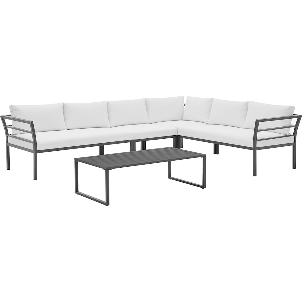 maui white  pc outdoor living   